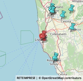 Mappa Via Leonardo Cambini, 57126 Livorno LI, Italia (17.11692)