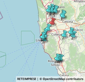 Mappa Via Leonardo Cambini, 57126 Livorno LI, Italia (15.587)