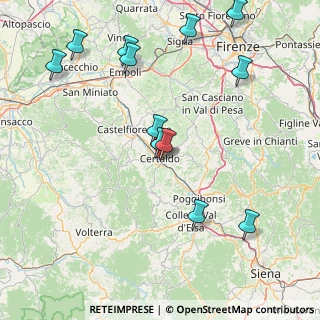 Mappa Via Guglielmo Nencini, 50052 Certaldo FI, Italia (19.2975)