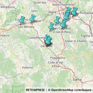 Mappa Via Guglielmo Nencini, 50052 Certaldo FI, Italia (16.68333)