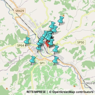 Mappa Via Guglielmo Nencini, 50052 Certaldo FI, Italia (1.008)