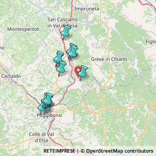 Mappa Strada Provinciale, 50028 Tavarnelle Val di Pesa FI, Italia (7.16)
