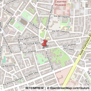 Mappa Via Calzabigi,  82, 57125 Livorno, Livorno (Toscana)