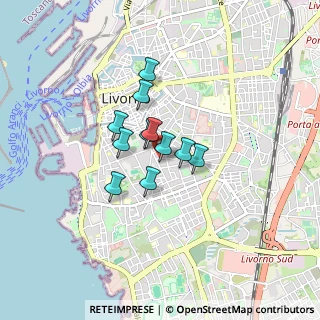 Mappa Via Leonardo Cambini, 57125 Livorno LI, Italia (0.53455)