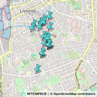 Mappa Via Leonardo Cambini, 57125 Livorno LI, Italia (0.3445)