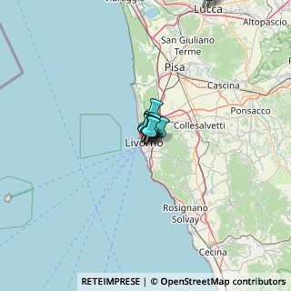 Mappa Via Leonardo Cambini, 57125 Livorno LI, Italia (7.66909)