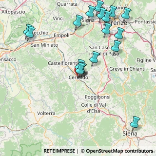 Mappa Via della Costituzione, 50052 Certaldo FI, Italia (19.93222)