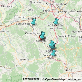 Mappa Via della Costituzione, 50052 Certaldo FI, Italia (8.97182)