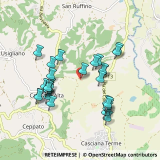 Mappa Via Pietrapagana, 56034 Casciana Terme Lari PI, Italia (0.98214)