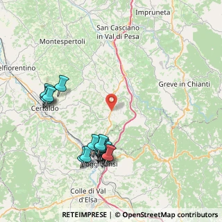 Mappa Via Francesco da Barberino, 50021 Barberino Val D'elsa FI, Italia (9.028)