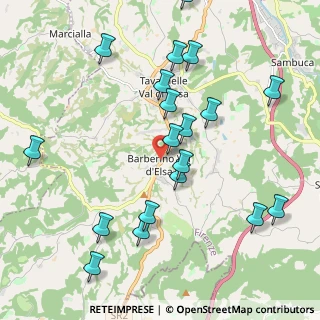 Mappa Via Francesco da Barberino, 50021 Barberino Val D'elsa FI, Italia (2.452)