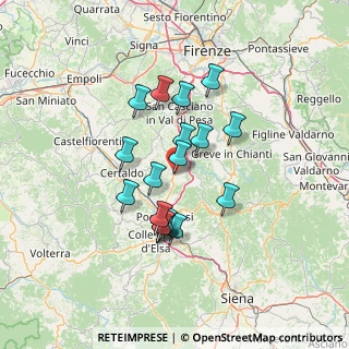 Mappa Via delle Fonti, 50021 Barberino Val D'elsa FI, Italia (11.515)