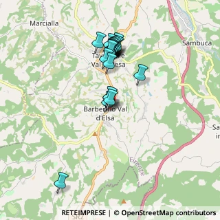 Mappa Via delle Fonti, 50021 Barberino Val D'elsa FI, Italia (1.712)