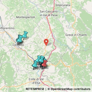Mappa Via delle Fonti, 50021 Barberino Val D'elsa FI, Italia (9.1015)