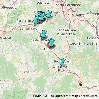 Mappa Via Spartaco Lavagnini, 50052 Certaldo FI, Italia (15.752)