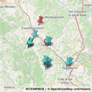 Mappa Via Spartaco Lavagnini, 50052 Certaldo FI, Italia (7.11313)
