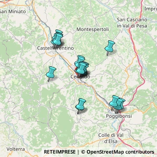 Mappa Via Spartaco Lavagnini, 50052 Certaldo FI, Italia (5.7145)