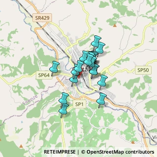 Mappa Via Spartaco Lavagnini, 50052 Certaldo FI, Italia (1.0845)