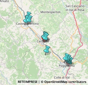 Mappa Via Masaccio, 50052 Certaldo FI, Italia (7.28909)
