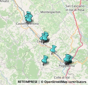 Mappa Via Masaccio, 50052 Certaldo FI, Italia (7.6035)