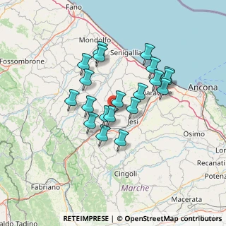 Mappa SP17, 60030 Belvedere Ostrense AN, Italia (11.8785)