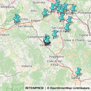 Mappa Via Guido Rossa, 50052 Certaldo FI, Italia (19.85222)