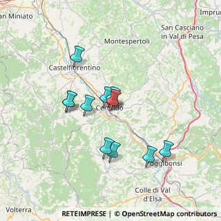 Mappa Via Guido Rossa, 50052 Certaldo FI, Italia (6.22)