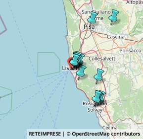 Mappa Piazza Luigi Orlando, 57126 Livorno LI, Italia (9.54375)