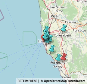 Mappa Piazza Luigi Orlando, 57126 Livorno LI, Italia (6.78417)
