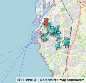 Mappa Piazza Luigi Orlando, 57126 Livorno LI, Italia (1.23333)