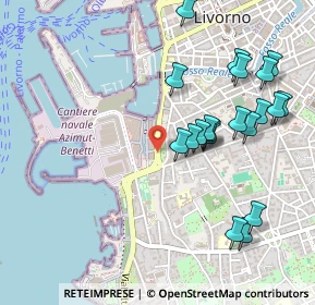 Mappa Piazza Luigi Orlando, 57126 Livorno LI, Italia (0.5515)