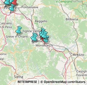 Mappa Località Capannacce, 52025 Montevarchi AR, Italia (22.23765)