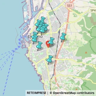 Mappa Via Maestri del Lavoro, 57125 Livorno LI, Italia (1.44385)
