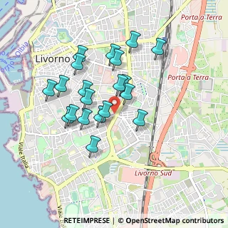 Mappa Via Maestri del Lavoro, 57125 Livorno LI, Italia (0.8025)