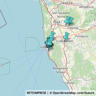 Mappa Via Maestri del Lavoro, 57125 Livorno LI, Italia (6.30727)