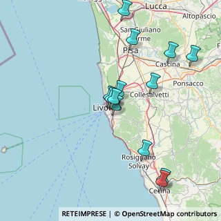 Mappa Via Maestri del Lavoro, 57125 Livorno LI, Italia (15.52154)