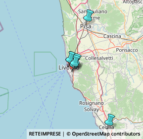 Mappa Via Maestri del Lavoro, 57125 Livorno LI, Italia (20.71)