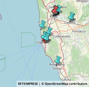 Mappa Via Maestri del Lavoro, 57125 Livorno LI, Italia (15.626)