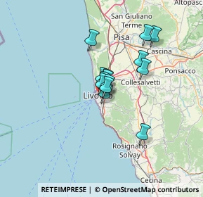 Mappa Via Maestri del Lavoro, 57125 Livorno LI, Italia (8.43143)