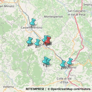 Mappa Via Merlini, 50052 Certaldo FI, Italia (6.11273)