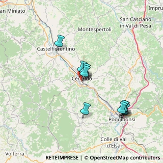 Mappa Via Merlini, 50052 Certaldo FI, Italia (7.01545)