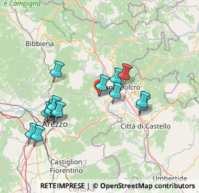 Mappa Via Poggiolino, 52031 Anghiari AR, Italia (14.912)