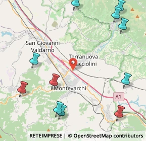 Mappa Loc. Le Coste, 52028 Terranuova Bracciolini AR, Italia (6.04)