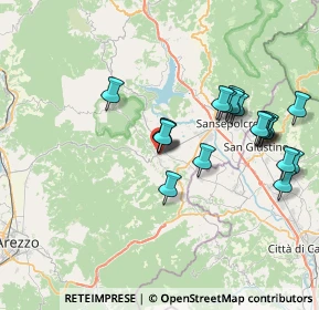 Mappa Via Giuseppe Garibaldi, 52031 Anghiari AR, Italia (7.7525)
