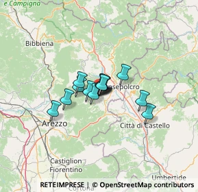 Mappa Via Giuseppe Garibaldi, 52031 Anghiari AR, Italia (6.675)