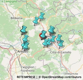 Mappa Via Giuseppe Garibaldi, 52031 Anghiari AR, Italia (10.43)