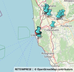 Mappa Via Carolina Internari, 57125 Livorno LI, Italia (14.64563)