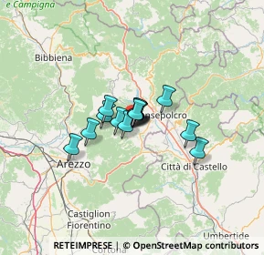 Mappa Via delle Logge, 52031 Anghiari AR, Italia (6.65857)