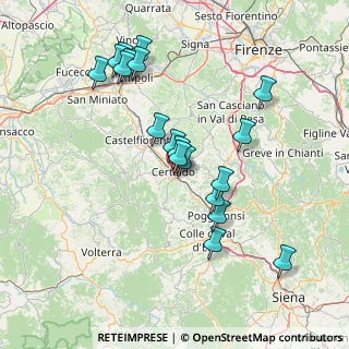 Mappa SS 429 Romana, 50052 Certaldo FI, Italia (15.09211)