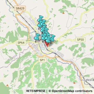 Mappa Via Amerigo Vespucci, 50052 Certaldo FI, Italia (1.02214)